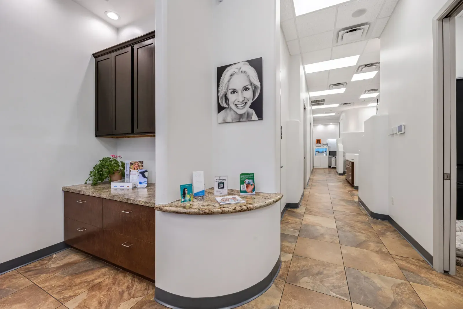 Modern treatment room at Refined Smiles in Cave Creek